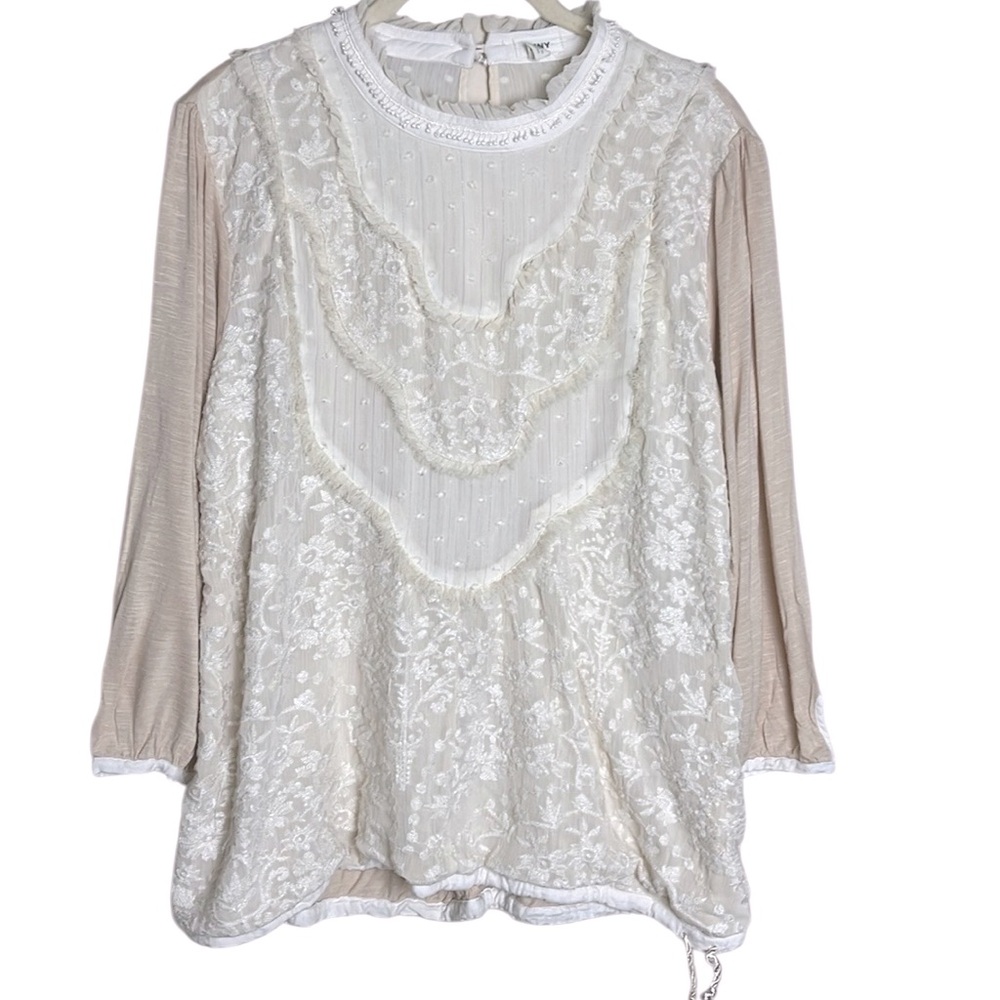 Anthropologie Tiny Finja Embroidered Top Sz L